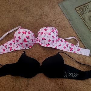 Xoxo bras 2 size 36c spandex